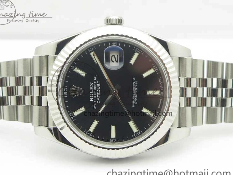 Best AAA Replica Sites Edition 3383 Jubilee Dial REF SS DateJust Bracelet 41 1:1 Black Stick Best A3235 on Markers V 126334 ComfortFit Clone 0118